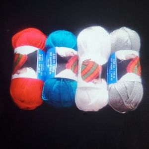 Yard thread acrylic satin shine kit buddle 3 piece